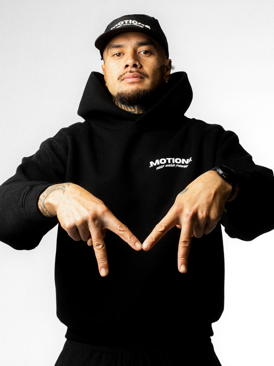 MOTIONS BOX FIT HOODIES