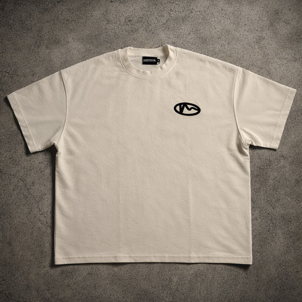 Motion Creates Progress Heavyweight Box Fit Tee